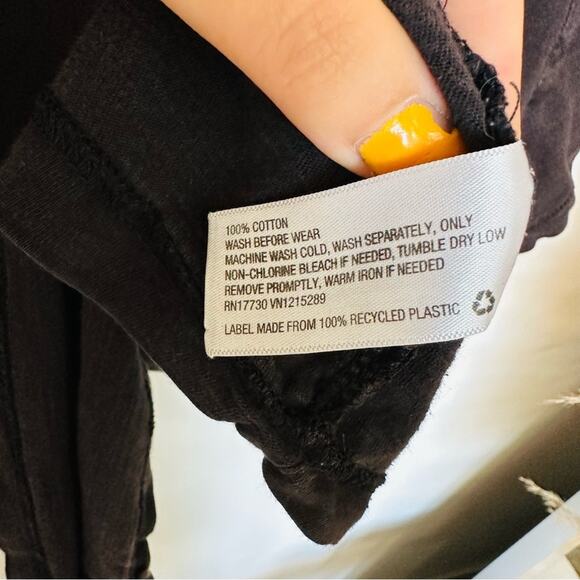 S/2 MENS GOODFELLOW & CO Black Blue Pocket Cotton Short Sleeve Tee Shirt Top M - Picture 6 of 16